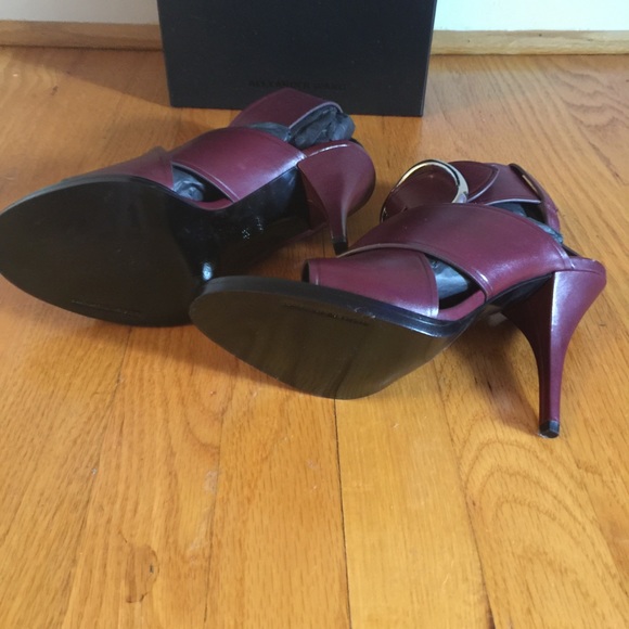 🌺Final Price🌺Alexander Wang Evelin Buckled Heels - Picture 5 of 7